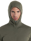 Icebreaker 560 RealFleece Elemental II LS Zip Hood Loden