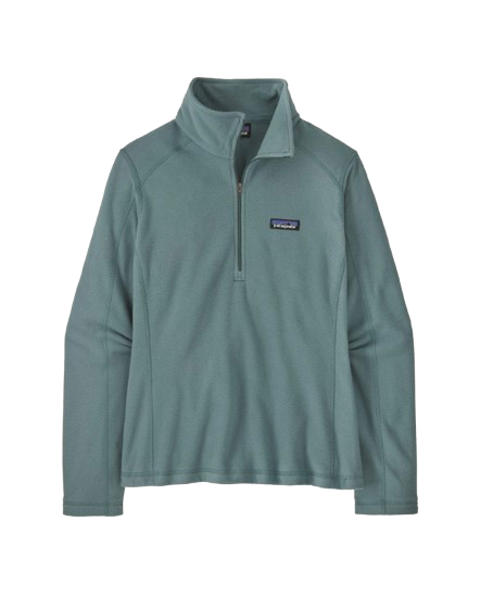 Patagonia Wmns Micro D 1/4 Zip Blue Sage