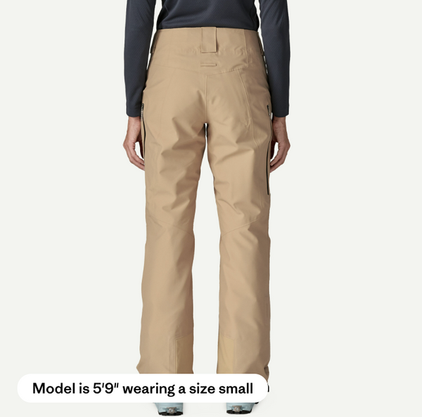 Patagonia Wmns Insulated Powder Town Pant Oar Tan