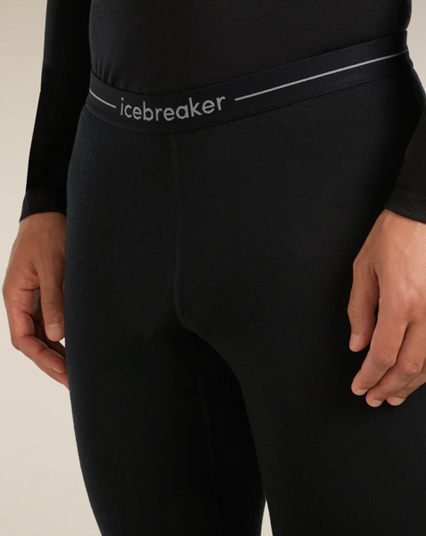 Icebreaker Mens 200 Oasis Leggings Black