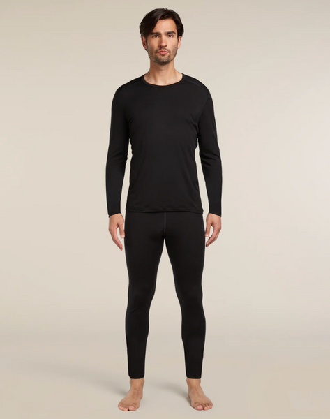 Icebreaker Mens 200 Oasis Leggings Black