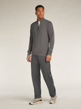 Icebreaker Mens 260 Waffle Knit Wander Long Sleeve Half Zip