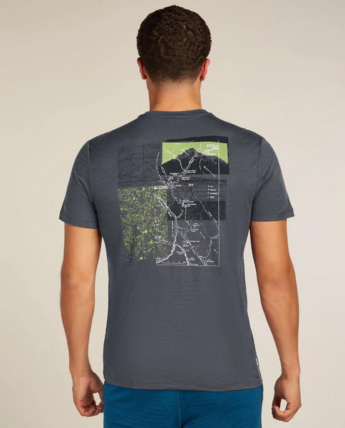 Icebreaker 150 Tech Lite T Shirt Obsidian