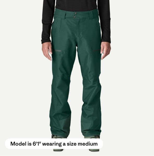 Patagonia Mens Powder Town Pant Cascade Green
