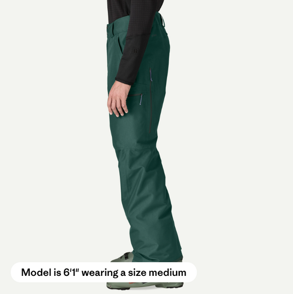 Patagonia Mens Powder Town Pant Cascade Green