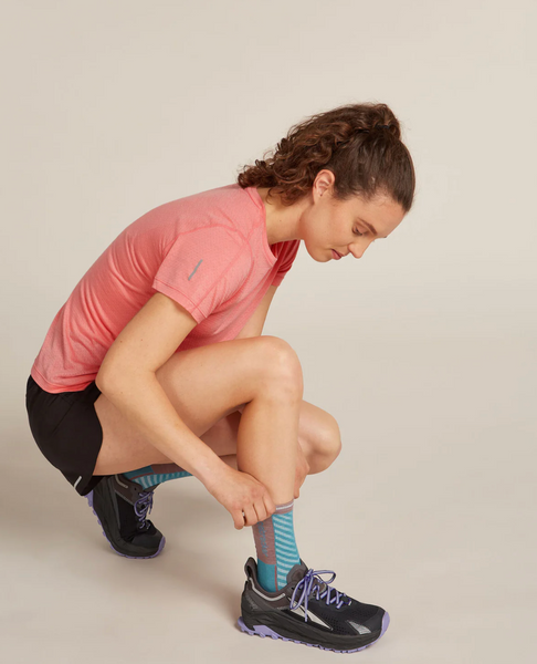 Icebreaker Womens Run + Ultralight Crew Sock