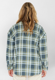 Oneill Rune Woven Wmns Top Silver Blue