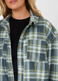 Oneill Rune Woven Wmns Top Silver Blue