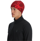 Spyder Mens Reversible Innsbruck Hat Spyder Red