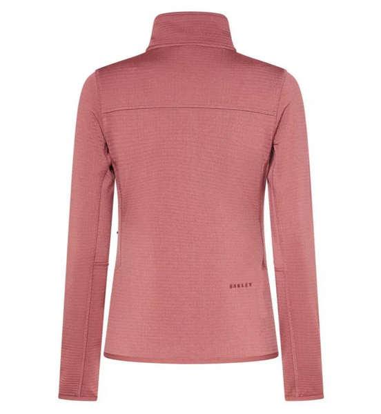 Oakley Wmns Canopy Full Zip Sweatshirt Rosewood
