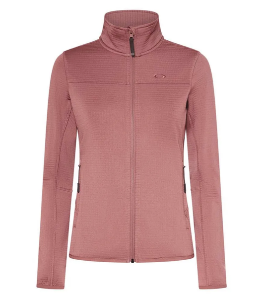 Oakley Wmns Canopy Full Zip Sweatshirt Rosewood