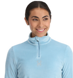 Spyder Shimmer Bug Half Zip Blue Drift