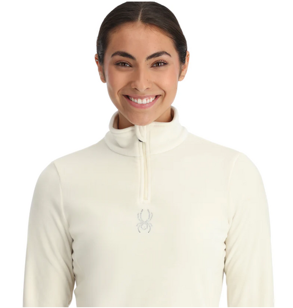 Spyder Shimmer Bug Half Zip White