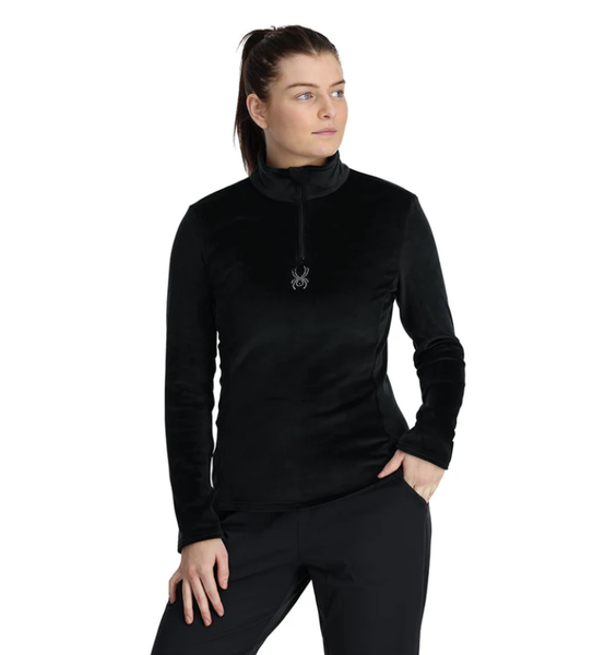 Spyder Shimmer Bug Half Zip Black