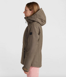 Oneill Stuvite Melange Wmns Jkt Concrete
