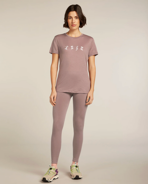 Icebreaker Womens 150 Tech Lite Snow Day T Shirt