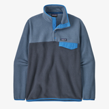 Patagonia Mens Lightweight Synchilla Snap-T Pullover Smolder Blue