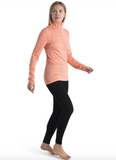 Icebreaker Wmns 260 Vertex LS Half Zip First Snow