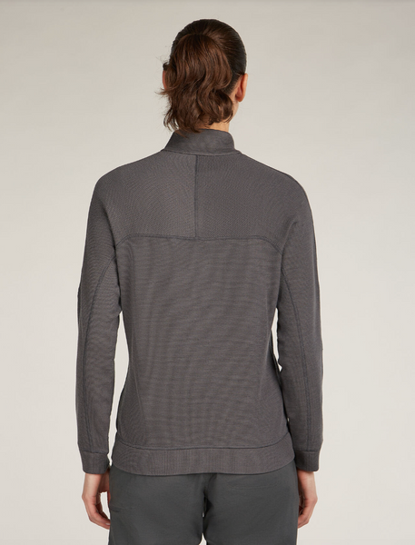 Icebreaker Wmns 260 Waffle Knit Wander Long Sleeve Half Zip