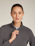Icebreaker Wmns 260 Waffle Knit Wander Long Sleeve Half Zip