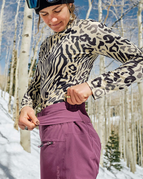 Spyder Winner Womens Pant Plum Short Leg