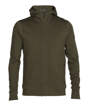 Icebreaker Mens Elemental LS Zip Hood
