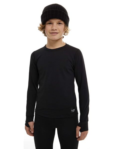 Elude Boys Crew Neck Top True Black