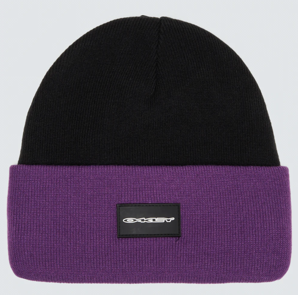 Oakley TC Stretch Logo Beanie Blackout/Ultra Purple