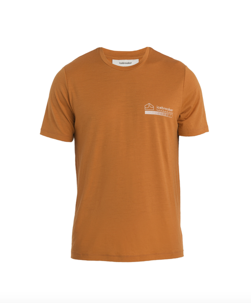 Icebreaker Mens 150 Tech Lite II Short Sleeve T-Shirt Mountain Layers