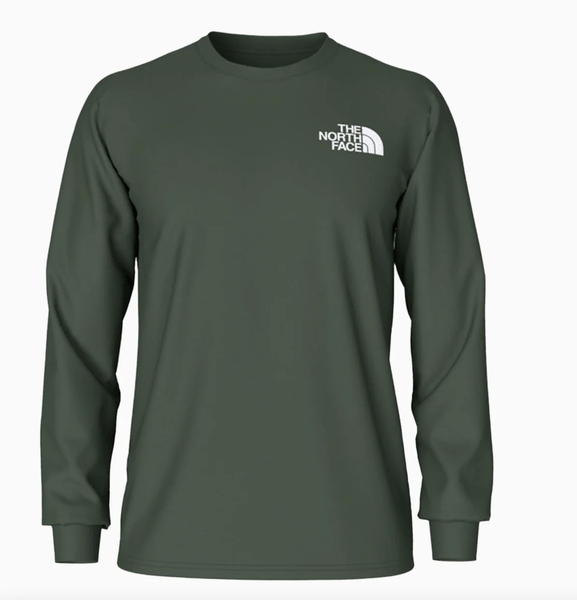 The North Face Long Sleeve Box NSE Tee Pine Needle
