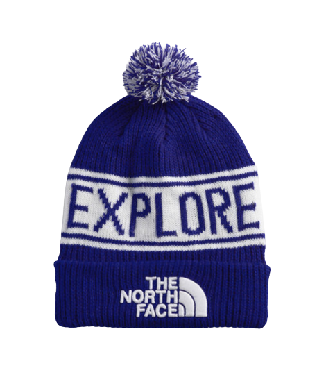 The North Face Retro TNF Pom Beanie Lapis Blue