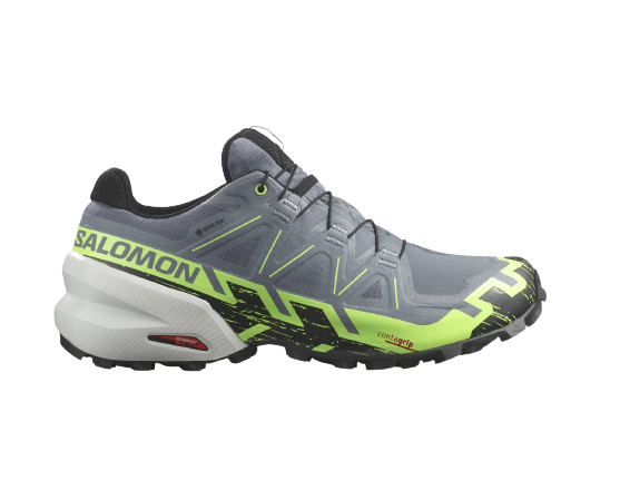 Salomon Mens Speedcross 6 GTX Flint Stone