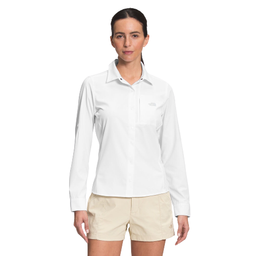 The North Face First Trail UPF Long Sleeve Womens TNF White