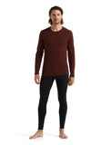 Icebreaker Mens 200 Oasis LS Crewe Espresso