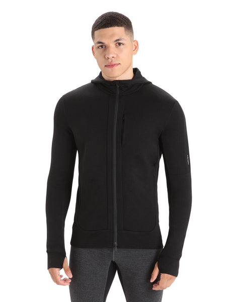 Icebreaker Mens Quantum III LS Zip Hoodie