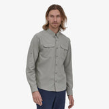 Patagonia LS Self Guided Hike Shirt Mens Salt Grey