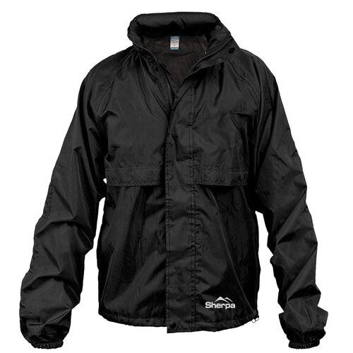 Sherpa Stay Dry Hiker Rain Jacket Black