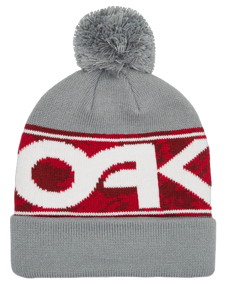 Oakley Wanderlust Pom Beanie Stone Gray