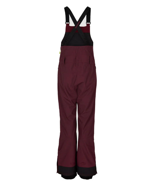 Oneill Wmns Original Bib Pant Windsor Wine Colour Block