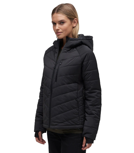 LeBent Womens Genepi Wool Insulated Hooded Jacket